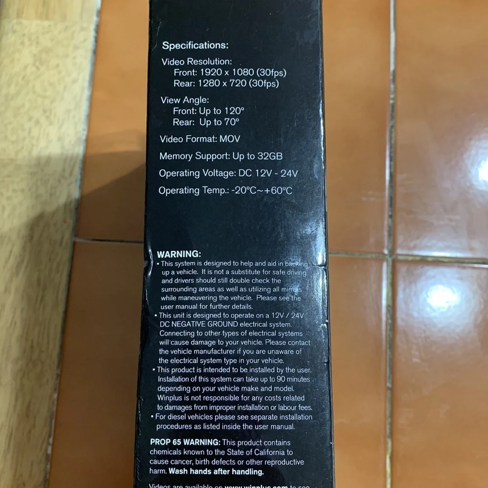Duoview Front and Rear Camera System TypeS